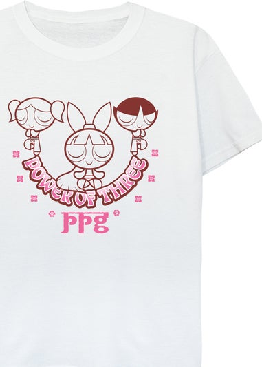 The Powerpuff Girls White Power Of Three T-Shirt (3-13 Years)