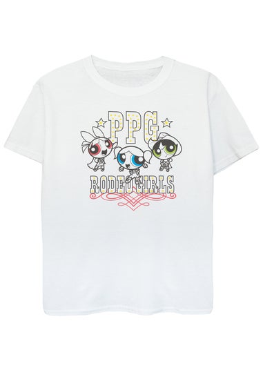 The Powerpuff Girls White Rodeo T-Shirt (3-13 Years)