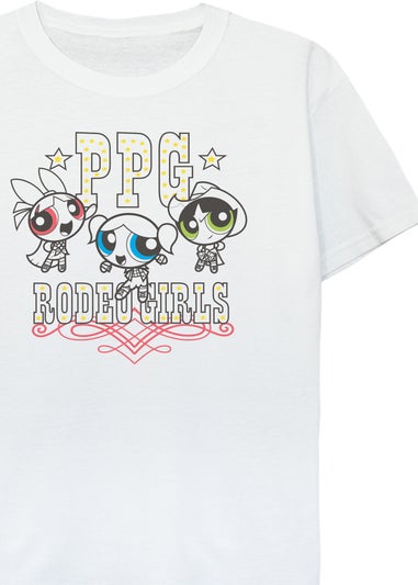 The Powerpuff Girls White Rodeo T-Shirt (3-13 Years)