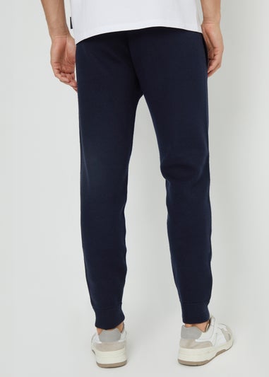 Threadbare Navy Luxe Knitted Joggers