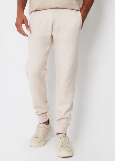 Threadbare Ecru Luxe Knitted Joggers