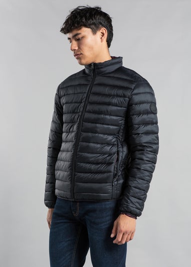 Tokyo Laundry Black Fleece Lined Padded Jacket