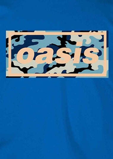 Oasis Blue Camo Logo T-Shirt