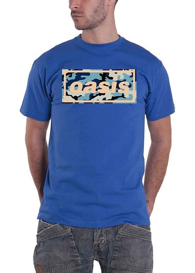 Oasis Blue Camo Logo T-Shirt