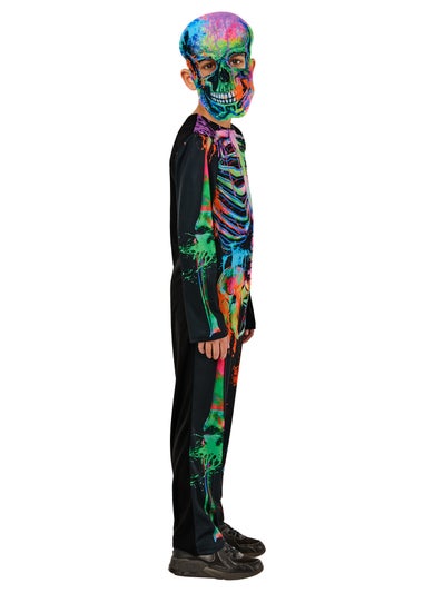 Rubies Kids Bonesky Graffiti Skeleton Costume (3-8 Yrs)