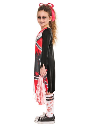 Rubies Kids Zombie Cheerleader Costume (5-10Yrs)