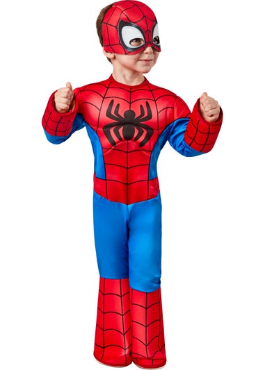 Marvel Kid's Spidey and His Amazing Friends Deluxe Spider-Man Costume (2-4 Yrs)