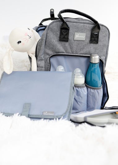 Dreambaby Grey Carry-All Backpack With Changing Mat