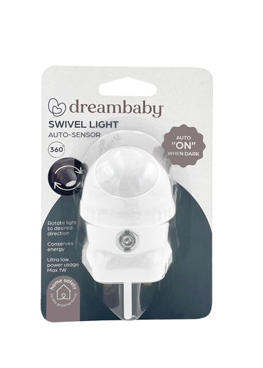 Dreambaby White Auto-Sensor Swivel Night Lights 2 pack