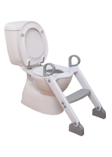 Dreambaby Grey/White Step-Up Toilet Trainer Ladder