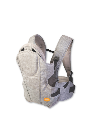 Dreambaby Grey Oxford Heavy-Duty Fabric 3-Way Facing Baby Carrier