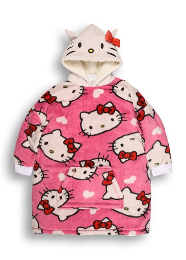 Hello Kitty Ladies Hooded Blanket