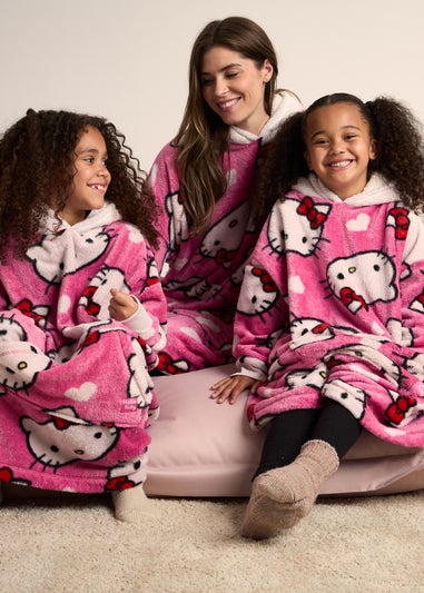 Hello Kitty Ladies Hooded Blanket