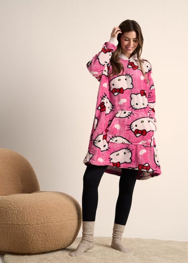 Hello Kitty Ladies Hooded Blanket