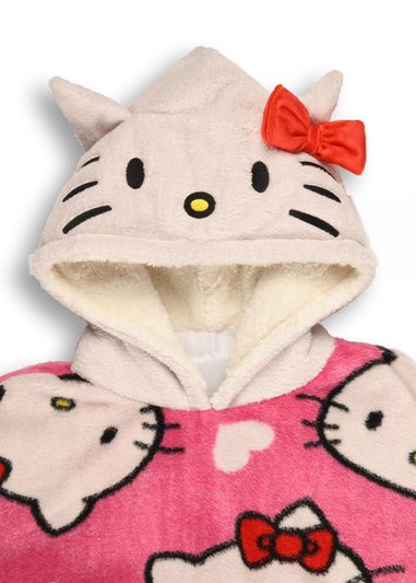 Hello Kitty Ladies Hooded Blanket