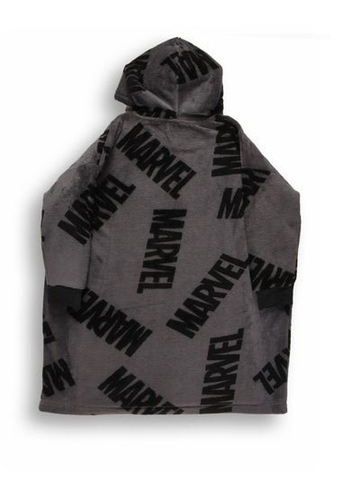 Marvel Boys Grey Hooded Blanket