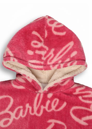 Barbie Girls Pink Hooded Blanket