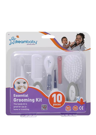 Dreambaby Grey Essentials Deluxe Baby Hygiene Kit 10pc