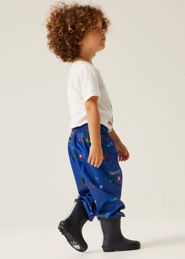 Regatta Midnight Blue Peppa Pack It Over Trousers