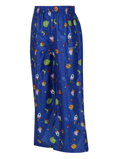 Regatta Sea Blue Peppa Pig Pack It Over Trousers