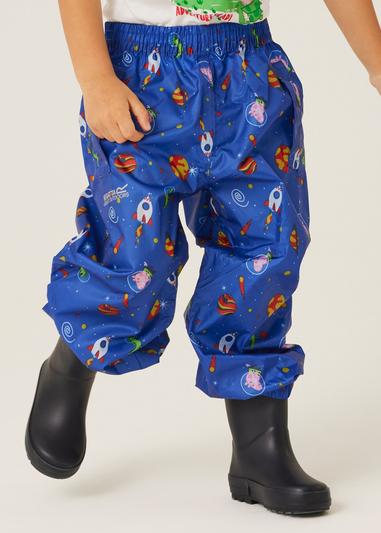 Regatta Sea Blue Peppa Pig Pack It Over Trousers