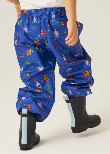 Regatta Sea Blue Peppa Pig Pack It Over Trousers