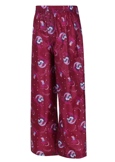 Regatta Candy Pink Peppa Pack It Over Trousers