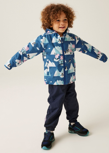 Regatta Dark Blue Peppa Muddy Puddle Jacket