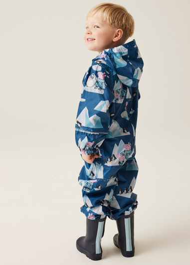 Regatta Dark Blue Peppa Pobble Puddlesuit