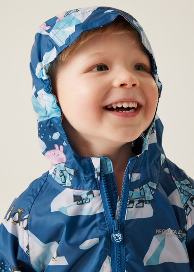 Regatta Dark Blue Peppa Pobble Puddlesuit