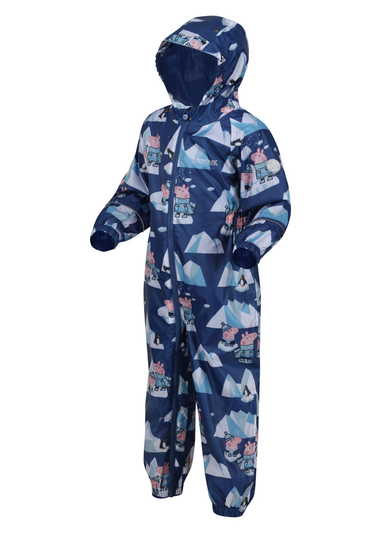 Regatta Dark Blue Peppa Pobble Puddlesuit