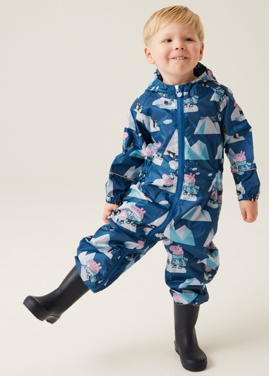 Regatta Dark Blue Peppa Pobble Puddlesuit