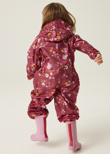 Regatta Vintage Pink Peppa Pig Pobble Puddlesuit