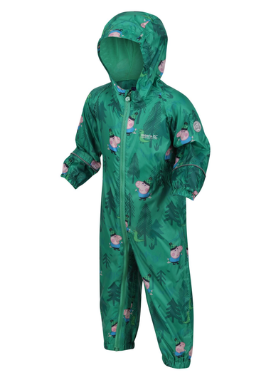 Regatta Bottle Green Peppa Pobble Puddlesuit