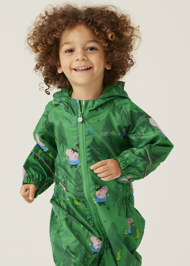 Regatta Bottle Green Peppa Pobble Puddlesuit