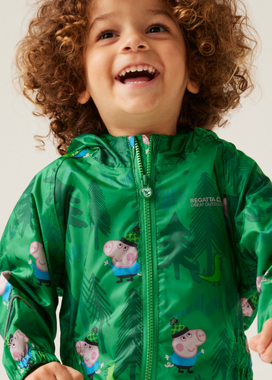 Regatta Bottle Green Peppa Pobble Puddlesuit