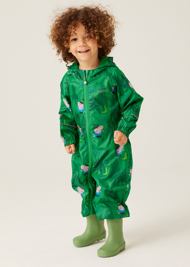 Regatta Bottle Green Peppa Pig Pobble Puddlesuit