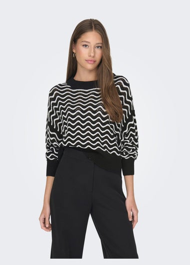 JDY Black Rita Knitted Jumper