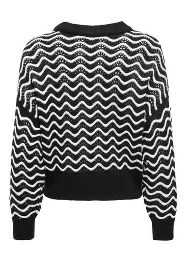 JDY Black Rita Knitted Jumper