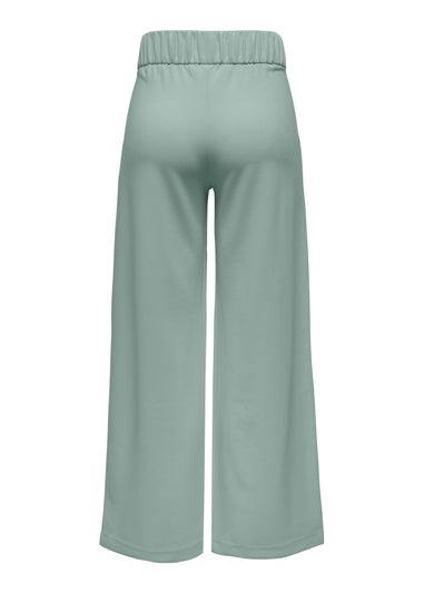 JDY Green Geggo Button Trousers