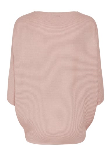 JDY Pink Behave Batwing Jumper