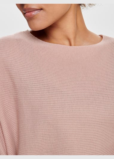 JDY Pink Behave Batwing Jumper