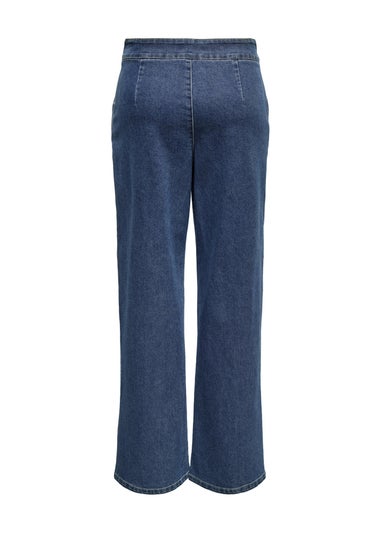 JDY Blue Geggo Button Jeans