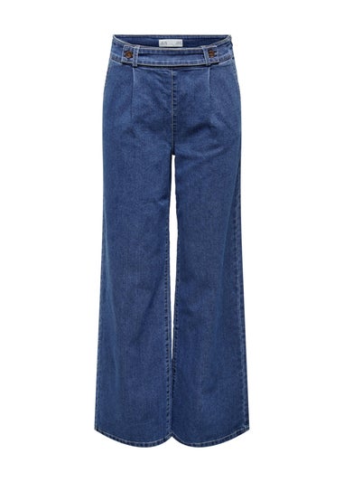 JDY Blue Geggo Button Jeans