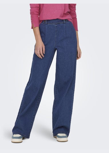 JDY Blue Geggo Button Jeans