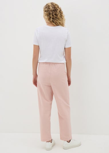 Pink Pull On Pink Trousers
