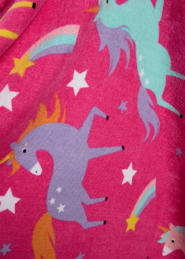 Kids Pink Unicorn Towel