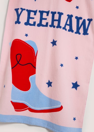 Cowboy Boot Beach Towel