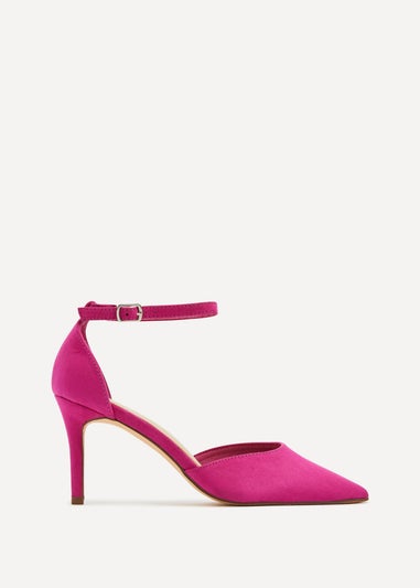 Linzi Maci Fuchsia Suede Stiletto Court Heel