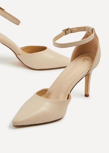 Linzi Maci Sand Nappa Stiletto Court Heel